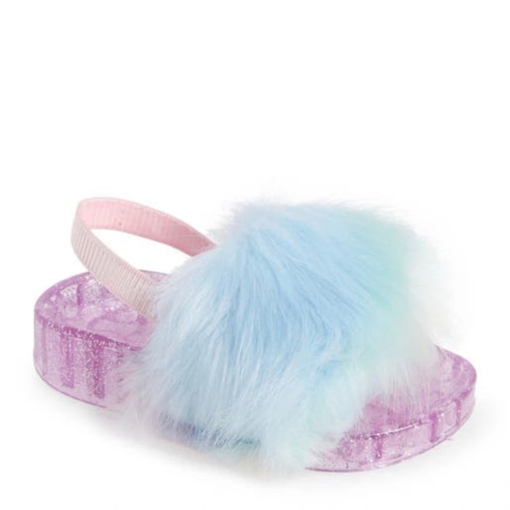 Tucker + Tate Hera Faux Fur Sandal - Rainbow Multi Color